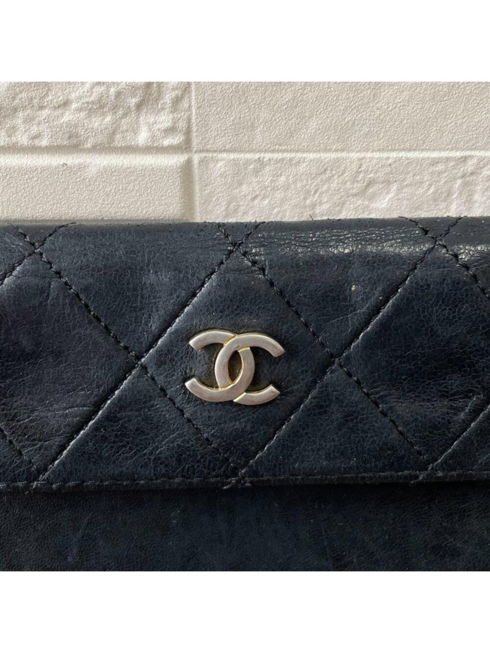 Chanel Quilted Lambskin Pouch CC Logo Black - Picture 10 of 10